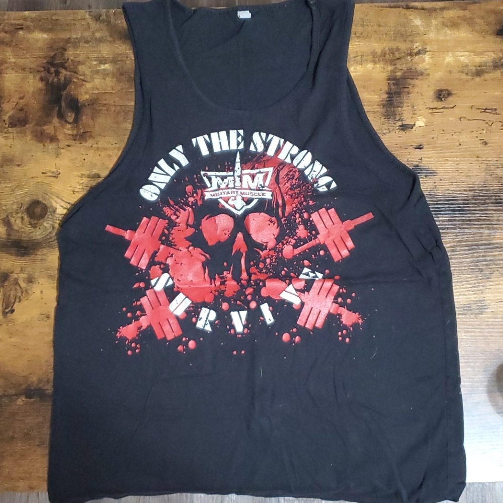 Military Muscle Tank Top